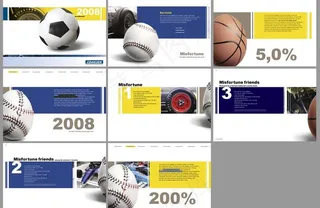 创意运动画册图片