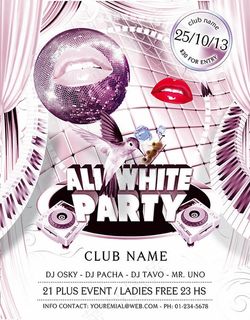 炫丽酒吧主题海报设计