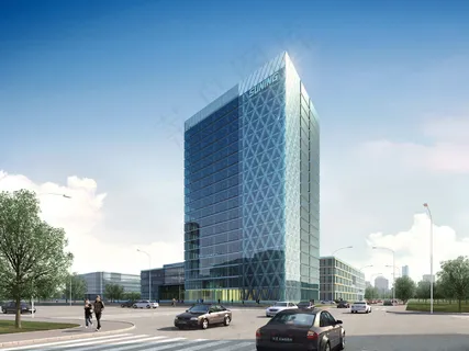 商务中心效果图图片