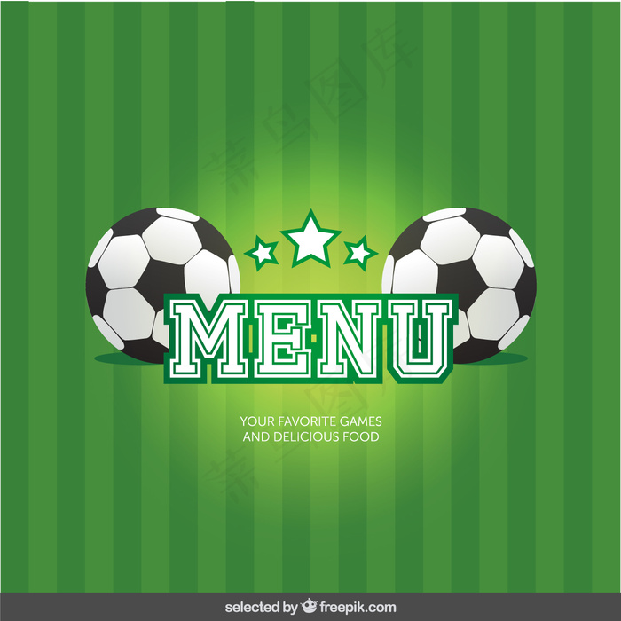 绿色背景矢量图