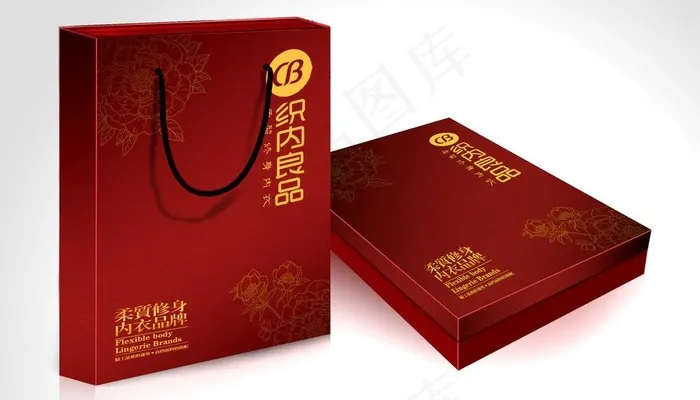 内衣包装 （平面图）图片cdr矢量模版下载