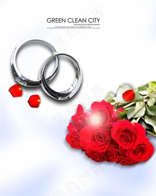 戒指广告图片