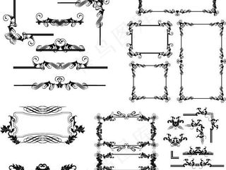 欧式花纹边框图片