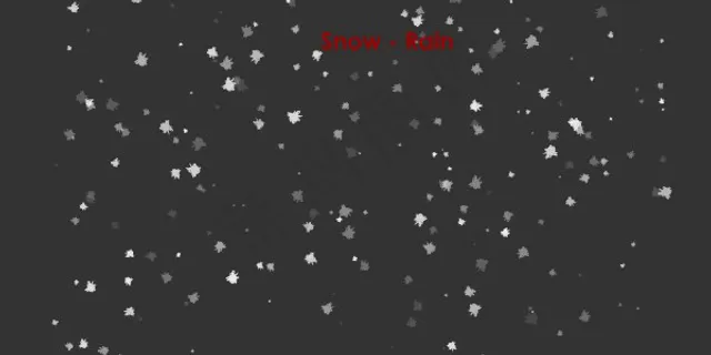 下雪下雨转换动画