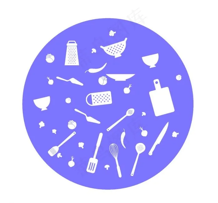 厨房 厨具图片ai矢量模版下载