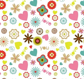 韩国素材 矢量花型图片