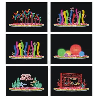 花坛设计 光雕 景观设计图片