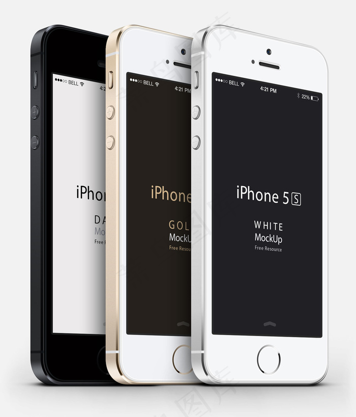 iPhone5S模型psd模版下载