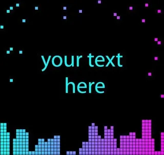 格子组成的城市建筑矢量素材 eps...