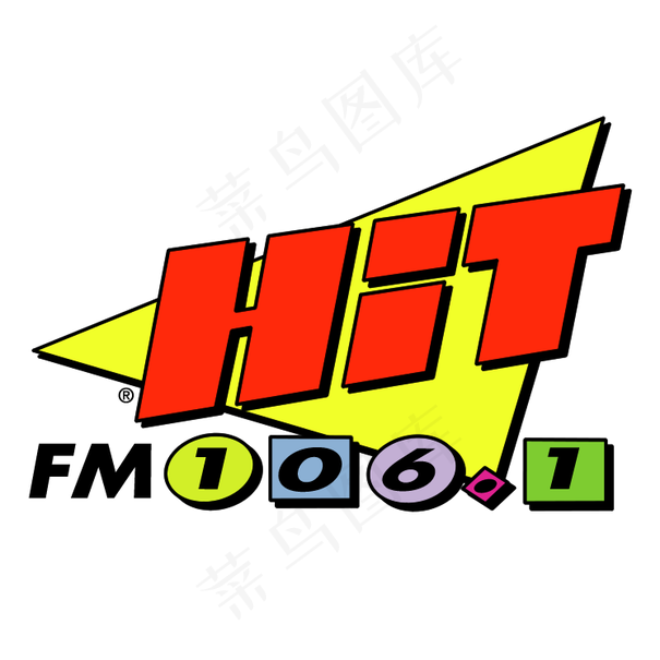 HIT FM 1061eps,ai矢量模版下载