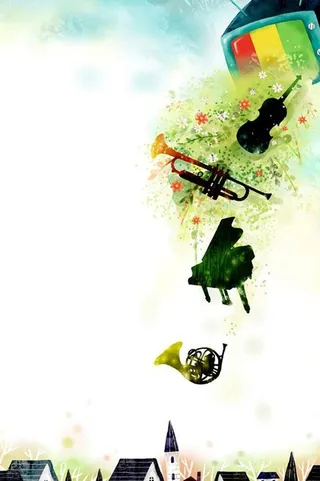 手绘图 音乐 艺术图片