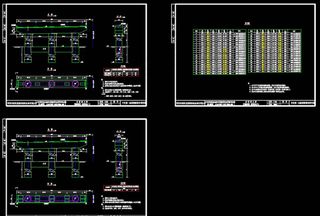 引桥桥墩cad详图