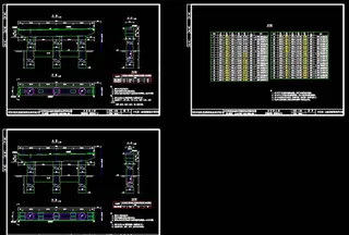 引桥桥墩cad详图