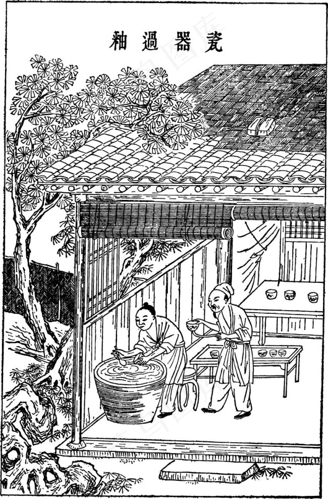 天工开物瓷器过釉