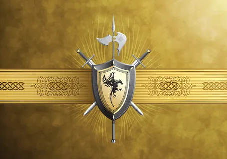 龙年花纹图案矢量素材4