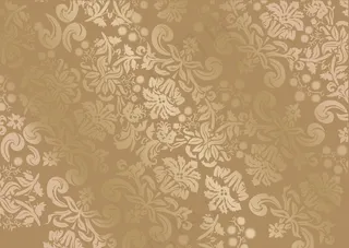 欧式金色花纹边框