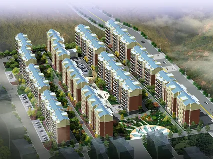 小区效果图图片