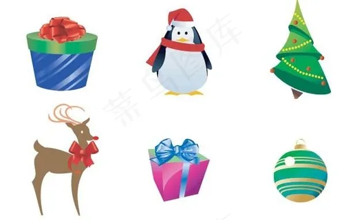 圣诞节元素EPS矢量素材