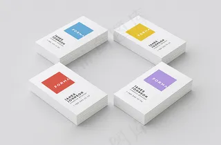 名片卡片样机模板素材
