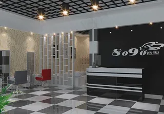 发廊设计效果图图片