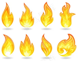 火焰火苗矢量素材