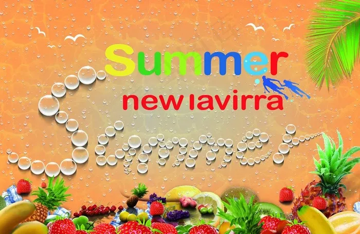 水果海报图片(3508X2480(DPI:300))psd模版下载