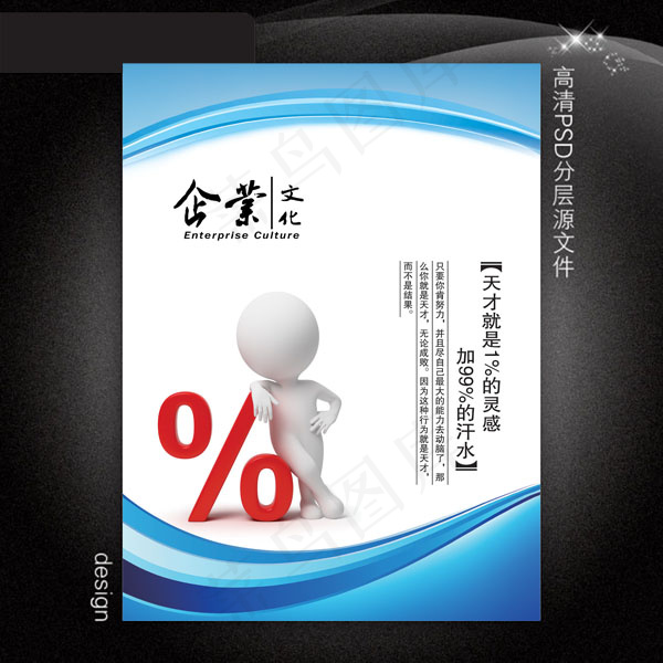 企业文化展板PSD模板下载psd模版下载