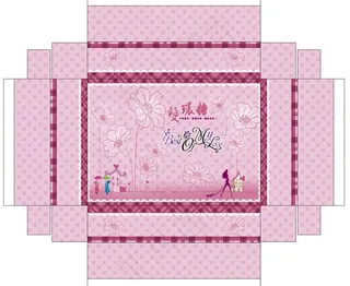 喜饼喜糖包装盒图片