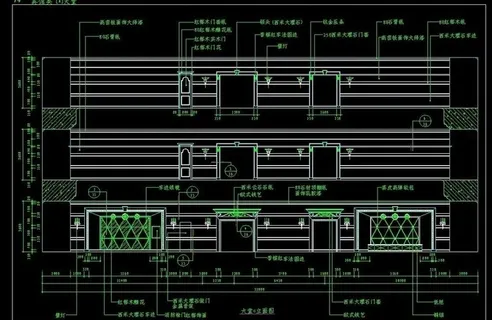 宾馆大堂G立面图