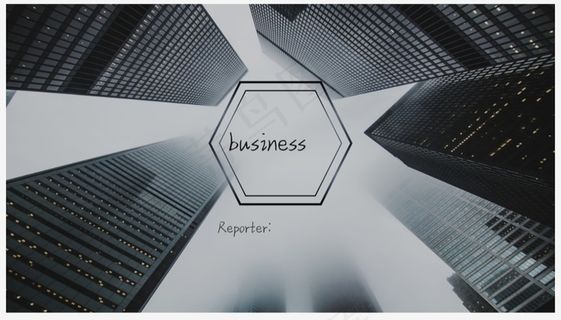 灰色硬朗PPT模板