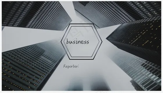 灰色硬朗PPT模板