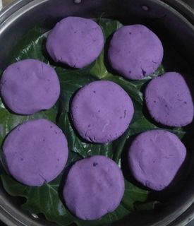 美味紫薯蒸饼 美味紫薯蒸饼