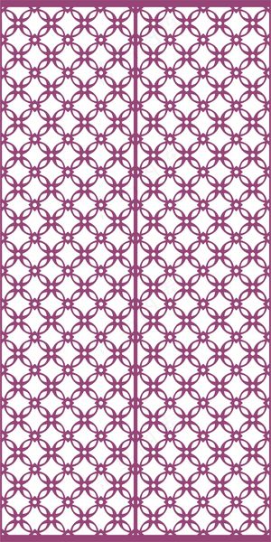 矢量镂空花纹边框底纹