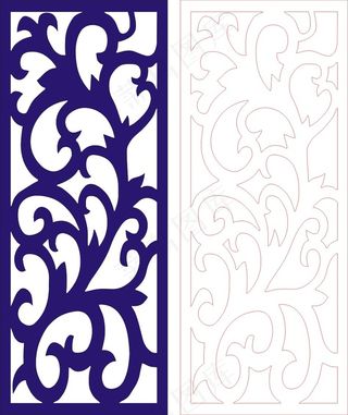 矢量镂空花纹边框底纹欧式