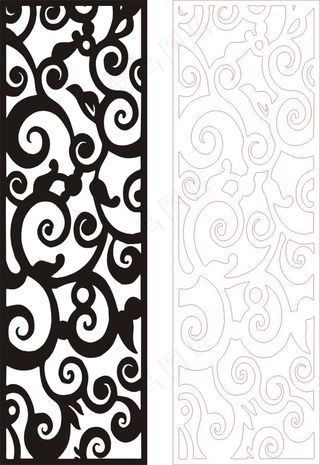 矢量镂空花纹边框底纹欧式