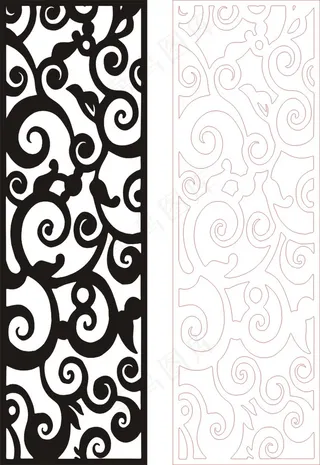 矢量镂空花纹边框底纹欧式