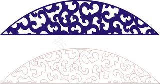 矢量镂空花纹边框底纹欧式