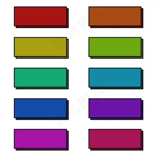 免扣元素多种颜色对话框