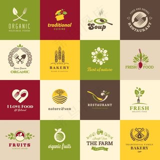 餐饮标志 美妆标志 教育标志 