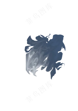 古风渐变蓝色装饰图案