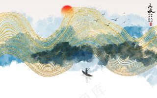 金色背景 中国风背景图片