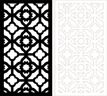 矢量镂空花纹边框底纹中式