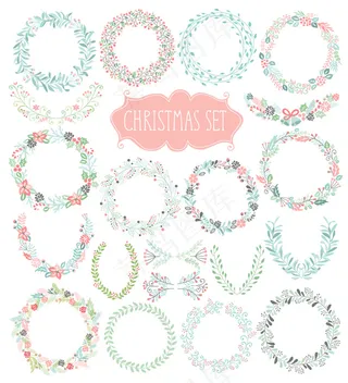 小清新花朵花卉边框装饰元素