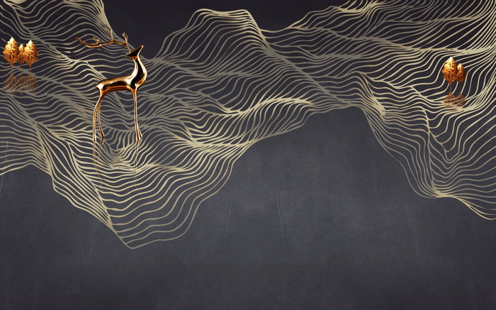 金色背景 中国风背景图片