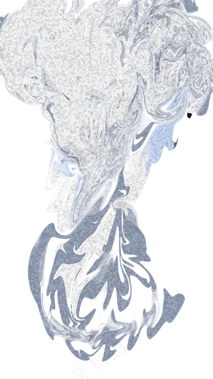 简单浅色撞色坠落图案