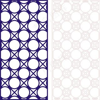 矢量镂空花纹边框底纹中式