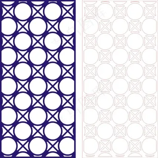 矢量镂空花纹边框底纹中式