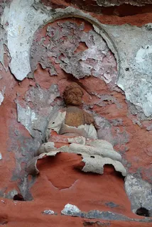 四川乐山大佛景区佛像