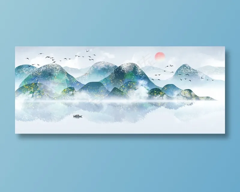 中国风 中国风背景图片psd模版下载