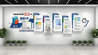 阅读教育校园文化墙